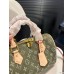 Louis new arrival speedy 25 denim bag size: 25 * 19  cm