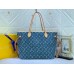 Louis neverfull denim new arrival size : 32*29*17 cm