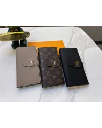 Louis new arrival Taurillon Capucines wallet size: 10*19*1.7cm