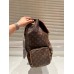 Louis Petite Malle Monogram backpack bag size : 37*45 cm