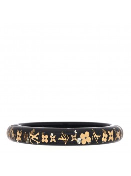 Resin Swarovski Medium Inclusion Bracelet Black