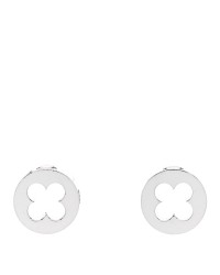 18K White Gold Empreinte Ear Studs Earrings