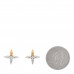 Metal Louisette Earrings Silver Gold