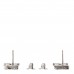 Crystal LV Iconic Earrings Silver