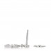 18K White Gold Diamond Idylle Blossom Single Stud Earring