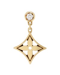 18K Yellow Gold Diamond Idylle Blossom Single Stud Earring