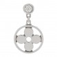 18K White Gold Diamond Idylle Blossom Single Stud Earring