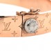 Brass Monogram Nanogram Cuff M Pink Gold