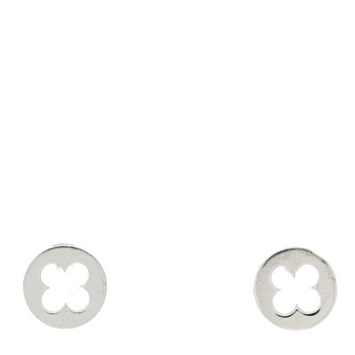 18K White Gold Empreinte Ear Studs Earrings