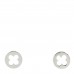 18K White Gold Empreinte Ear Studs Earrings