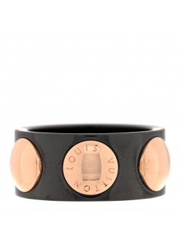 18K Pink Gold Ceramic Grandberg Ring 57 8