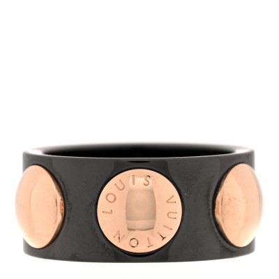 18K Pink Gold Ceramic Grandberg Ring 57 8