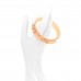 Resin Swarovski Inclusion Art Deco TPM Bracelet S Beige