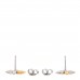 Metal Louisette Earrings Silver Gold