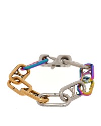 Metal Signature Chain Bracelet Rainbow