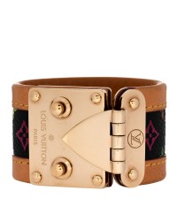 Monogram Multicolor S Lock Bracelet Black