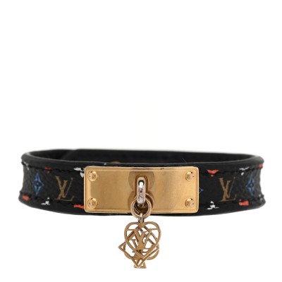 Monogram Multicolor Game On Bracelet 17 Black
