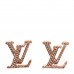 Metal Crystal LV Iconic Earrings Blush