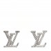 Crystal LV Iconic Earrings Silver