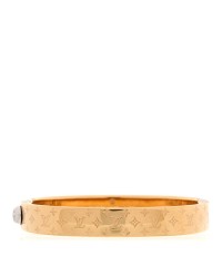 Brass Monogram Nanogram Cuff S Gold