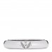 18K White Gold LV Volt Multi Wedding Band Ring 52 6