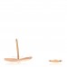 18K Pink Gold Mother of Pearl Color Blossom Star Stud Earring