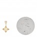 18K Yellow Gold Diamond Idylle Blossom Single Stud Earring