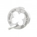 18K White Gold Empreinte Ear Studs Earrings