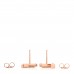 Metal Crystal LV Iconic Earrings Blush