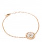 18K Pink Gold Mother of Pearl Color Blossom BB Sun Bracelet