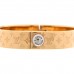 Brass Monogram Nanogram Cuff S Gold