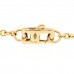 18K Yellow Gold Carnelian Color Blossom Sun Bracelet