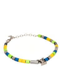 Metal Resin LV Sunrise Bead Bracelet Multicolor