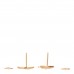 18K Pink Gold Mother of Pearl Color Blossom Star & Sun Stud Earrings