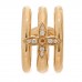 18K Pink Gold Diamond Ombre Blossom Ear Cuff