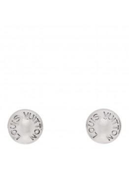 18K White Gold Clous Ear Studs Earrings