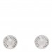 18K White Gold Clous Ear Studs Earrings