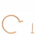 18K Pink Gold Diamond Idylle Blossom Hoop Single Earring