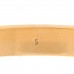 Brass Monogram Nanogram Cuff S Gold