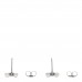 Essential V Stud Earrings Silver