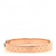 Brass Monogram Nanogram Cuff M Pink Gold