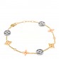 18K Yellow White Pink Gold Diamond Idylle Blossom Bracelet
