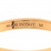 Metal Crystal Louisette Signature Ring M Gold
