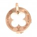 18K Pink Gold Empreinte Ear Studs Earrings