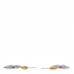 Metal Louisette Earrings Silver Gold