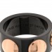 18K Pink Gold Ceramic Grandberg Ring 57 8
