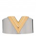 Metal Essential V Cuff Silver