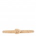 18K Pink Gold Diamond Clous Bracelet 17