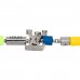 Metal Resin LV Sunrise Bead Bracelet Multicolor
