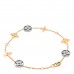 18K Yellow White Pink Gold Diamond Idylle Blossom Bracelet